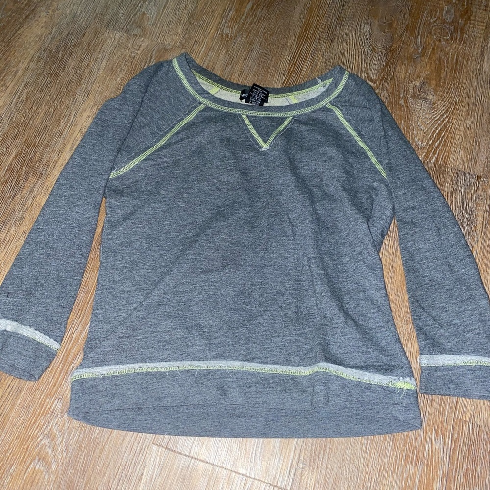 Kid boy grey long sleeve